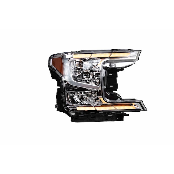 Renegade Ultra High Performanceled Headlights - Chrome/Clear For Oem Halogen Type Use CHRNG0671-C-SQ - main